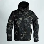 New Autumn WinterTactical Jackets Men Military Soft Shell Waterproof Windproof Hooded Jacket Outdoor Functional Multi-pockets - Imagine 4