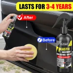 Car Plastic Restorer Coating Agent Auto Plastic Rubber Exterior Repair Clean Refresh Restoration Agent Black Shine Seal Brighten - Imagine 2