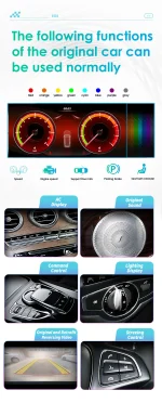 10.25"Carplay Android 13 Auto Car radio for Mercedes Benz W204/S204 C-Class NTG 4.0 4.5 2008-2014 Autoradio mutimedia player fm - Imagine 3