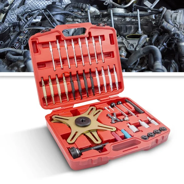 38x Car Clutch Alignment Setting Tools Set for VW BMW Mercedes Engine Alignment Adjustable Tool Kit