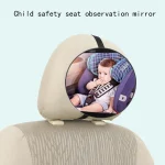 Baby Back Seat Mirror Kids Safety Monitor Baby Facing Rear Ward Child Infant Care Square Car Accessories Safety Easy View Back - Imagine 6