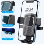 Car Phone Holder for Dashboard Windshield Cellphone Mount Clip Support Stand for 4.7-7" Cell Mobile iPhone Auto Accessories - Imagine 5