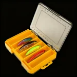 Fishing Tackle Boxes Double Layer Bait Container Portable Organizer Boxes Compartments Fishing Accessories Plastic Case - Imagine 3