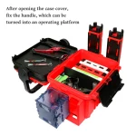Fishing Tool Box Multi-function Plastic Bait Case Fisherman Tackle Container Accessories Storage Organizer Sea Goods for Fishing - Imagine 5