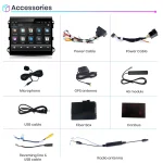 Junsun 12.3 Inch Wireless CarPlay Android Auto Car Radio For Porsche Cayenne 2011-2016 8 core 4G WiFi GPS Touch Screen Autoradio - Imagine 6