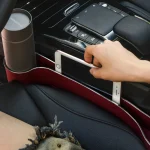 2 Pack Car Front and Rear Seat Gap Cup Holders Multifunctional Car Organizer Box for Car Organizing Storing Interior Accessories - Imagine 6