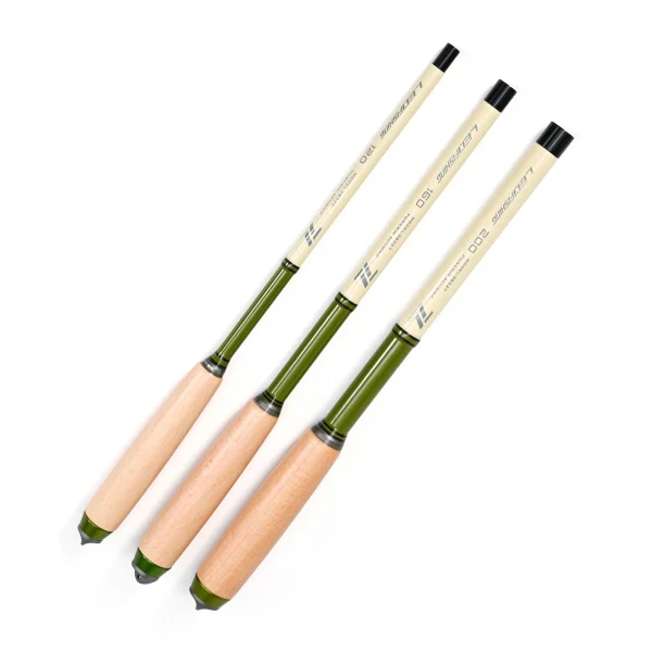 Extendable Fishing Pole Camping Mini Fishing Rod Telescopic Fishing Pole with Wood Handle Extendable Fishing Rod