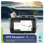 Podofo 7 "9" CarPlay Android Car Radio For Volkswagen VW Golf Passat JETTA Skoda SEAT Car Intelligent System 2din GPS Car Radio - Imagine 5