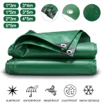 3/4/5m Waterproof Rain Cover Tarpaulin Canopy Awning UV Block Car Awning Camping Fishing Sunshade Hiking Camping Shed Cloth - Imagine 4