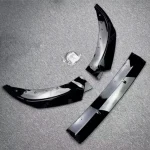 Front Bumper Lip Spoiler Splitters For BMW 3 Series G20 G21 320i 2019-2022 Diffuser Guard Body Kit Tuning Car Accessories - Imagine 6