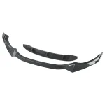 Carbon Look Front Bumper Splitter Lip Spoiler Diffuser Guard Body Kit Tuning MP Style Car For BMW X3 G01 2018 2019 2020 2021 - Imagine 3