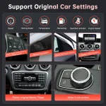 RoadTop Wireless CarPlay Android Auto Car Multimedia Linux Touch Screen for Mercedes Benz A B CLA GLA W176 W246 2013-2015 NTG4.5 - Imagine 5