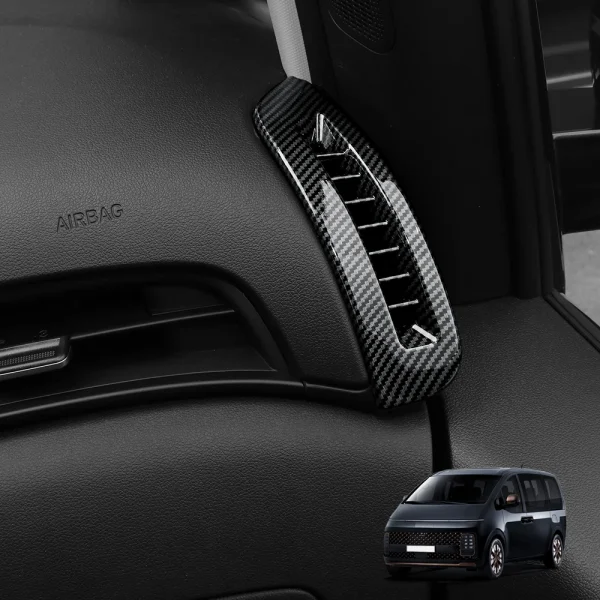 For Hyundai Staria 2021-2026 Left-Hand Drive Automotive Interior ABS Material Car Front Side Air Vent Trim Cover Plates Trim
