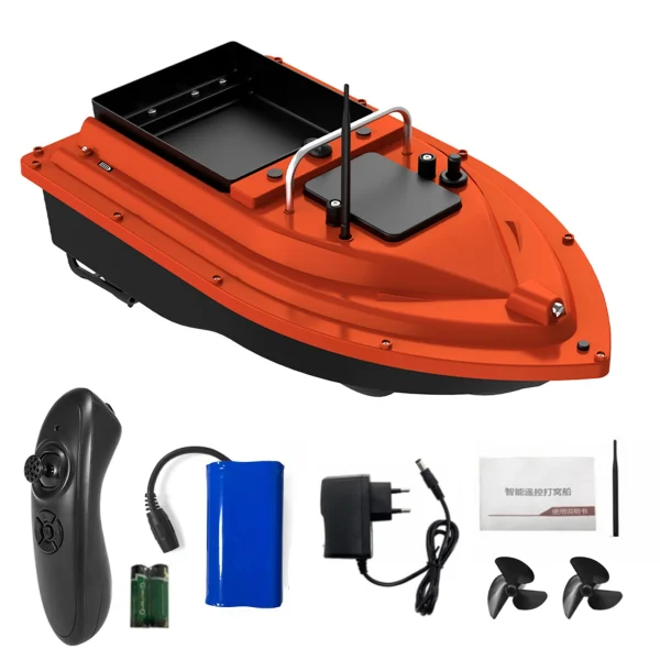 300m Range RC Bait Boat Wireless Control Fishing Bait Boat 4.4lb Bearing Capacity Remote Control Fishing Bait Boat