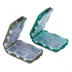，10Flip Cover9.5*6.5*3cmFishing Gear Accessories Box Plastic Fishing Box Lure Sea Fishing Box Storage Box - Imagine 2