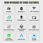ESSGOO 8" 64G Android 14 CarPlay Car Stereo Radio For Porsche 911 Cayman Boxster 987 05-08 GPS NAVI WIFI AI Voice FM BT RDS SWC - Imagine 2