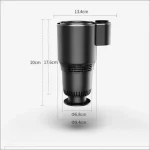 2 In 1 Car Cup Mug Holder DC 12V Warmer Smart Car Cup Car Heating Cooling Cup Touch Screen Office Cup Mug Holder for Home Travel - Imagine 6