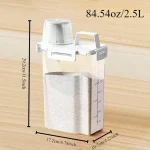 2.5L Covered Moisture-proof Sealed Storage Container - Used for Grain, Nut, Flour, Rice Food Storage Boxes - Imagine 5