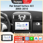 Hizpo Car Intelligent Systems For Merced Benz Smart Fortwo 451 2005-2010 Stereo for Apple CarPlay Multimedia GPS RDS 4G 2din BT