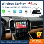 RoadTop Wireless CarPlay for Porsche Boxster 718 Macan Cayman Cayenne 911/918 PCM3.0 3.1 2008-2015 with Android Auto Mirror Link