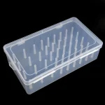 42 Spool Sewing Thread Organizer Box, Transparent Embroidery Sewing Storage Case, Portable Large Capacity Needle Thread Holder - Imagine 4