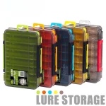 Fishing tackle box double-sided bait hook storage box fishing accessories organizer