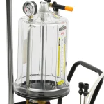 Car Waste Oil Collector with Measuring Cup Storage Tray Built-in Filter 19.02 Gal Tank Capacity Pumping Draining Waste Fluids - Imagine 4