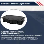 Center Console Cup Holder 4M0885995A Fit Audi A3 Q2 Q3 Q5 Q7 SQ7 Q8 2016-2024 Rear Armrest Drink Holder Replacement - Imagine 6