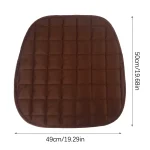 Universal Winter Warm Car Seat Cover Cushion Anti-slip Front Chair Seat Breathable Pad Car Seat Protector Seats Covers For Cars - Imagine 6