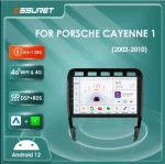 4G Carplay Android auto Car radio for Porsche Cayenne 1 9PA 2002-2010 Autoradio Multimedia Video player GPS navi Stereo RDS DSP