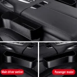Podofo Multifunctional Car Seat Crevice Gaps Storage Box Seat Organizer Gap Slit Filler Holder For Wallet Phone Slit Pocket - Imagine 5