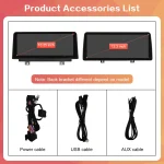 1920*720 Wireless Carplay Android Auto Car Multimedia Player For BMW X3 X4 F25 F26 CIC NBT Touch Screen Display Head Unit - Imagine 6