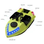 D20 GPS RC Bait Boat 600M Wireless Remote Control Fishing Bait Boat Fishing Feeder Boat with 3 Bait Containers 7 LED Light - Imagine 3