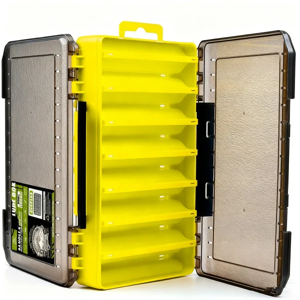 Fishing Tackle Boxes Double Layer Bait Container Portable Organizer Boxes Compartments Fishing Accessories Plastic Case
