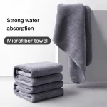 High-end Microfiber Auto Wash Towel Car Cleaning Drying Cloth Hemming Car Care Cloth Detailing Car Wash Towel - Imagine 2