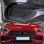 Car Front Bumper Side Air Vent Trim for Mercedes Benz C-Class W206 2021-2024 C200 C260 C300 Side Splitter Air Vent Grille - Imagine 2