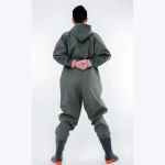 Waterproof Mud Jumpsuit Overalls Fishery Apparel Gear Suit Boots Gloves Adult Set Dust-Proof Paint Spray-Clothing - Imagine 5