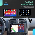 Podofo 7 "9" CarPlay Android Car Radio For Volkswagen VW Golf Passat JETTA Skoda SEAT Car Intelligent System 2din GPS Car Radio - Imagine 3