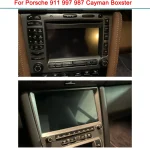 Local 720P CarPlay 8" gray Android 14.0 Car player 8 Core 8GB multimedia GPS car stereo For Porsche 911 997 987 Cayman Boxster