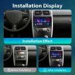 Hikity 2din Android Car Radio for Mercedes-Benz B-Class/A-Class 2008-2011 Audio Player WiFi+4G GPS Carplay Auto Head Unit Screen - Imagine 2