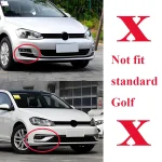 Maxton Style Front Bumper Lip For VW Golf 7 7.5 GTI GTD 2013-2020 Front Bumper Splitter Lip Diffuser Spoiler Car Body Tuning Kit - Imagine 2