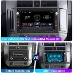 7" Android Car Radio for VW Golf Jetta MK4 Polo 9N Passat B5 T5 T4 Volkswagen Multimedia Player 2GB 64GB Carplay Android auto - Imagine 2