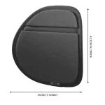 Car Heated Lumbar Support Winter Back Rest Cushion Pillow USB Workplace Seat Rebound Waist Pillow For Dining Chair Lower Back - Imagine 6
