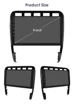Hizpo Wireless CarPlay Android Auto Car Intelligent Systems For Porsche Cayenne 1 2002-2010 4G Central Multimedia GPS Navigation - Imagine 5
