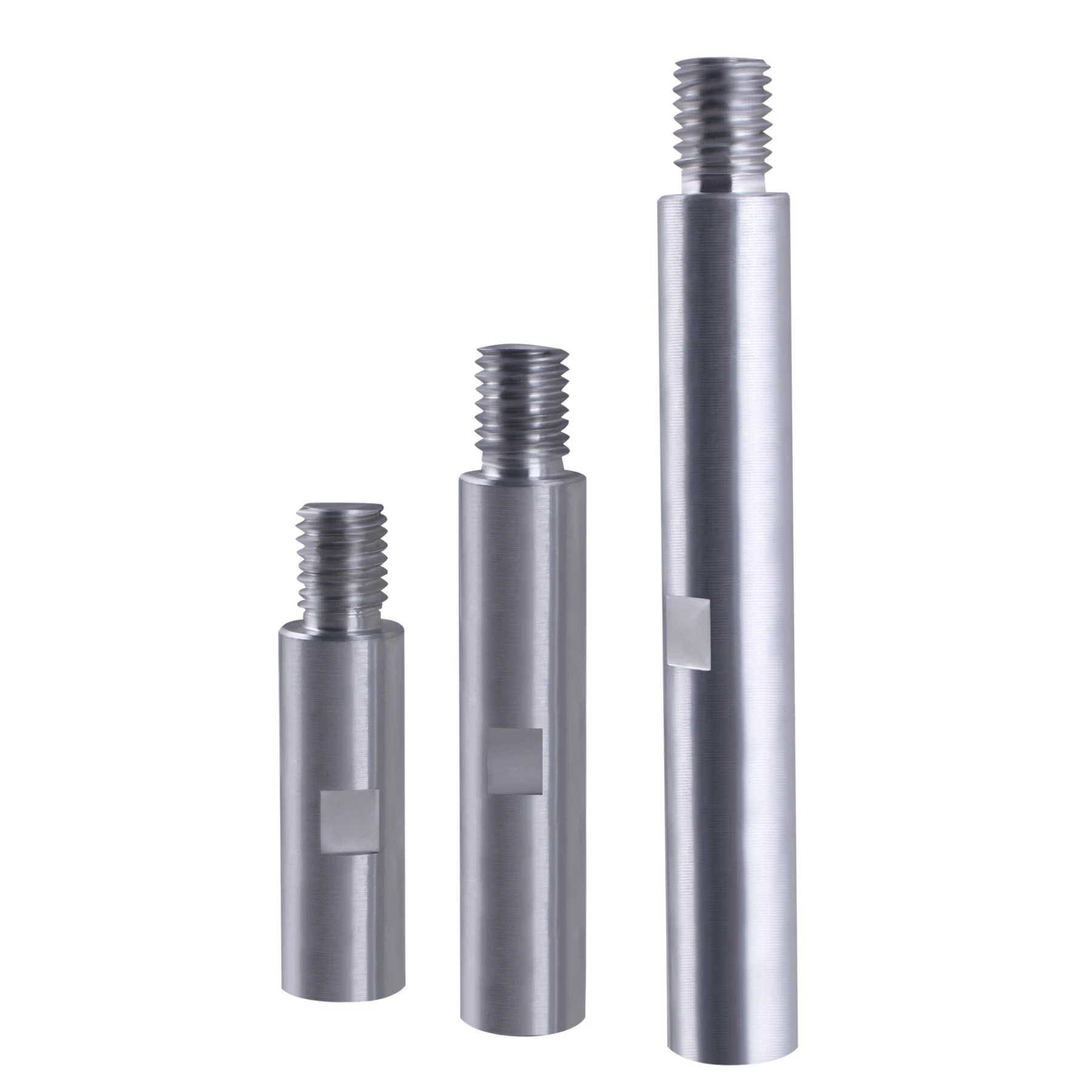 kf-Sdc914e1122df43f8b8cd9232228234bbw 3Pcs M14 Angle Grinder Extension Connecting Rod 75/100/140mm Thread Adapter Extension Shaft With Nuts Thread Adapter Rod - Imagine 1