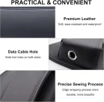 1 pair Universal Car Seat Gap Organizer Auto Console Side Pocket Seat Crevice Storage Box Interior Accessory - Imagine 2