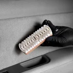 2PCs Car Interior Parts Detailling Cleaning Brush Car Cleaning Brush Universal Auto Clean Seat Leather Car Upholstery Clean Tool - Imagine 4