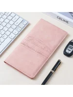 1pc Car Registration and Insurance Card Holder, Car Document Folder for Cards and Documents, Glove Box File Organizer for Easy A - Imagine 2