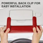 SEAMETAL Car Sunshade Plate Tissue Box Universal Auto Interior Paper Towel Storage Bag Carbon Fiber Sun Visor Tissue Boxes - Imagine 4
