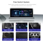 10.25”Carplay Android 14 Car Audio Multimedia For BMW 1 Series 120i E81 E82 E87 E88 CCC CIC Radio Screen Head unit Stereo Navi - Imagine 6